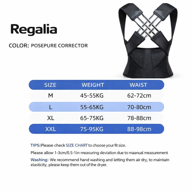 REGALIA Posture Corrector product packaging box