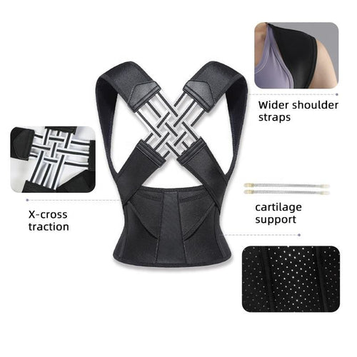 REGALIA Posture Corrector worn on back for spine alignment