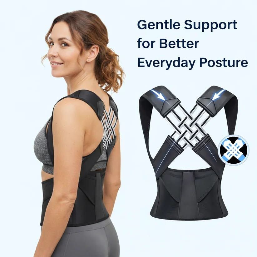 REGALIA Posture Corrector worn by man for back pain relief